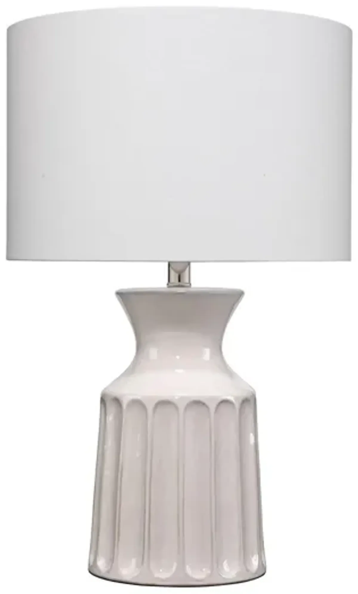 Addison One Table Lamp in White by Jamie Young Company