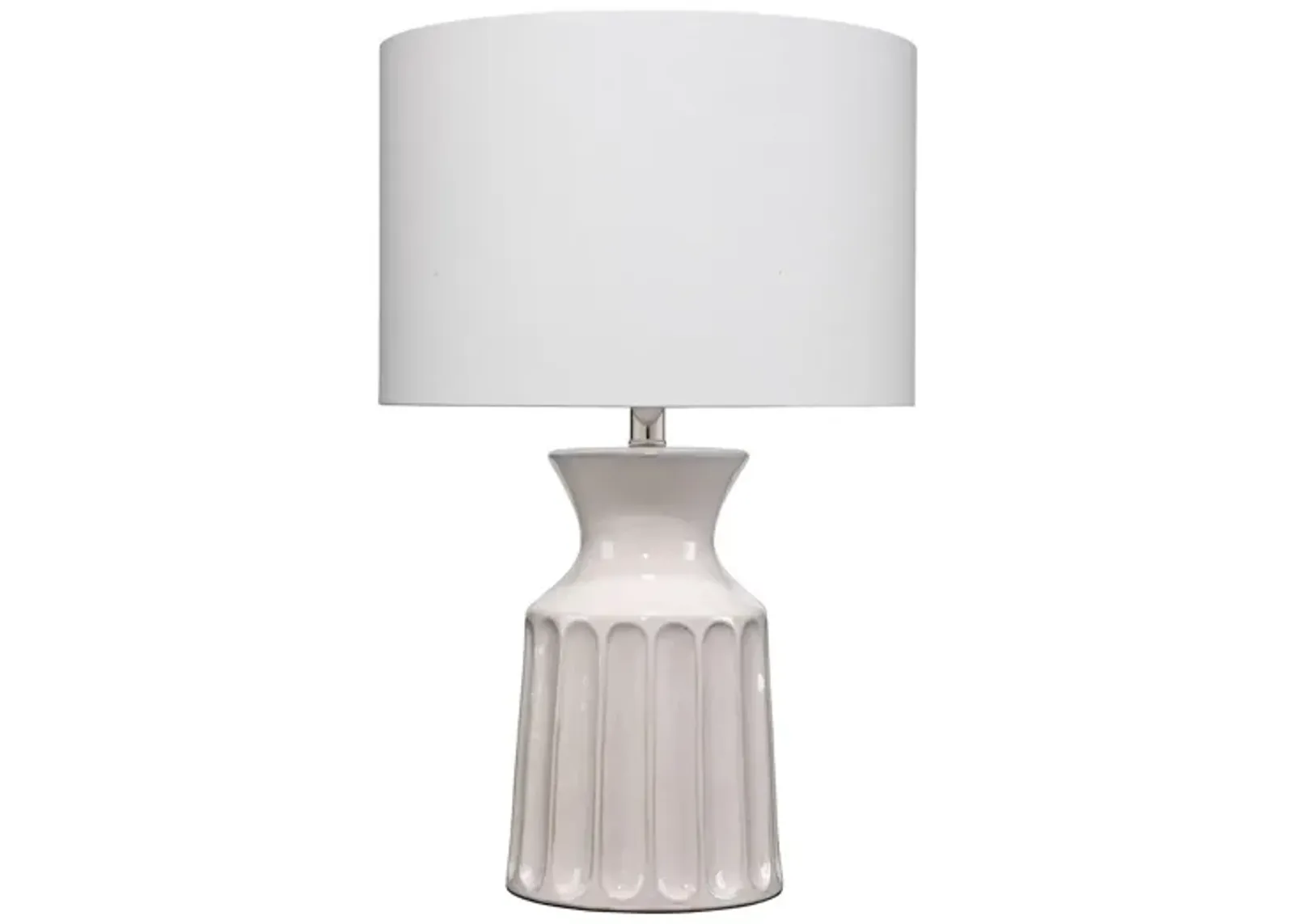 Addison One Table Lamp in White by Jamie Young Company