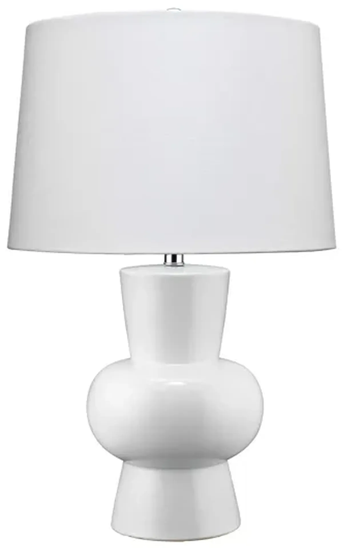 Clementina Table Lamp in White by Jamie Young Company