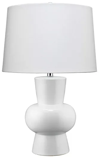 Clementina Table Lamp in White by Jamie Young Company