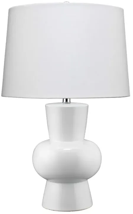 Clementina Table Lamp in White by Jamie Young Company