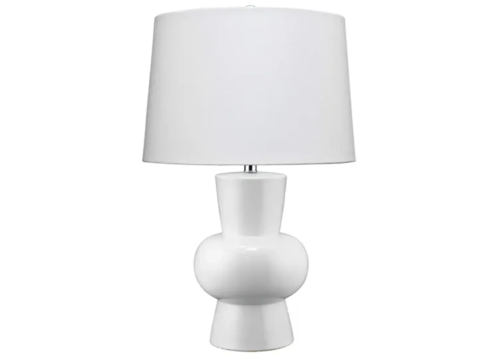 Clementina Table Lamp in White by Jamie Young Company