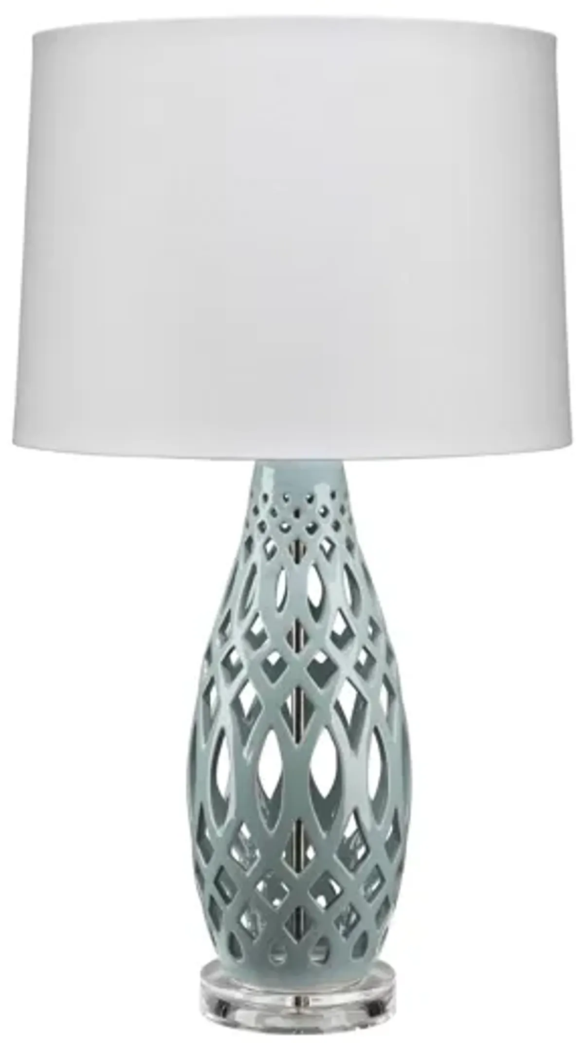 Filigree Table Lamp in Blue by Jamie Young Company