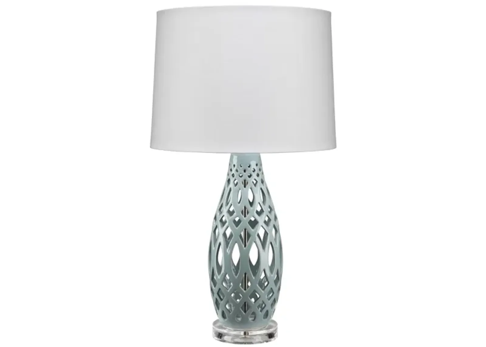 Filigree Table Lamp in Blue by Jamie Young Company