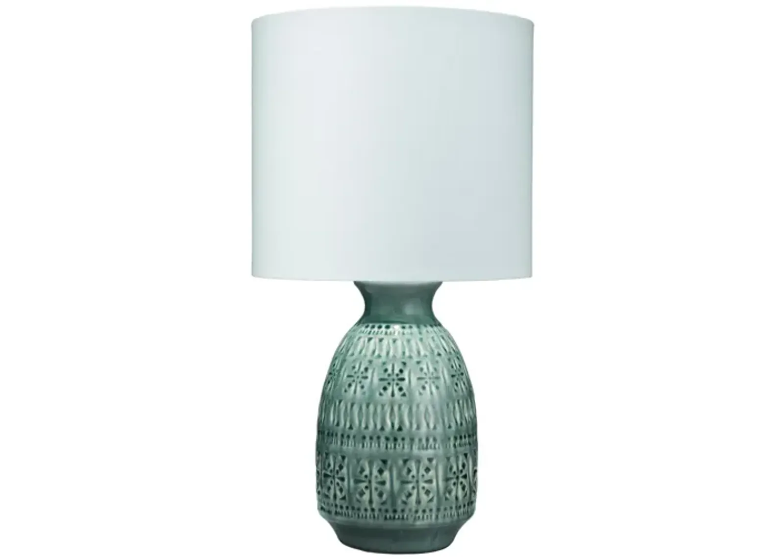 Frieze Table Lamp in Blue by Jamie Young Company