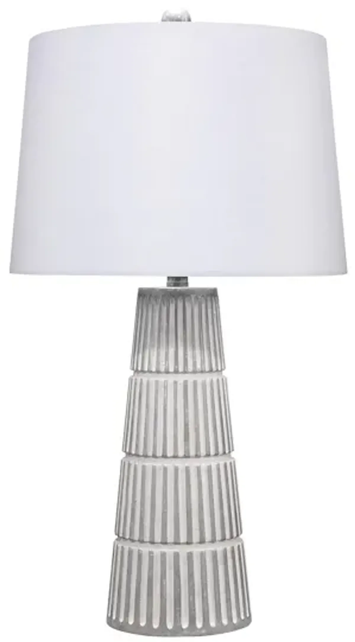 Partition Table Lamp in Gray by Jamie Young Company