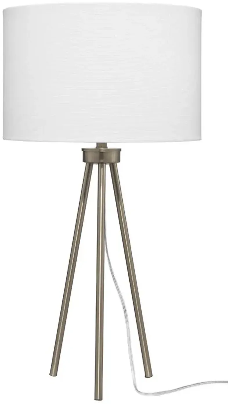 Modern Tri-pod Table Lamp in Brass by Jamie Young Company