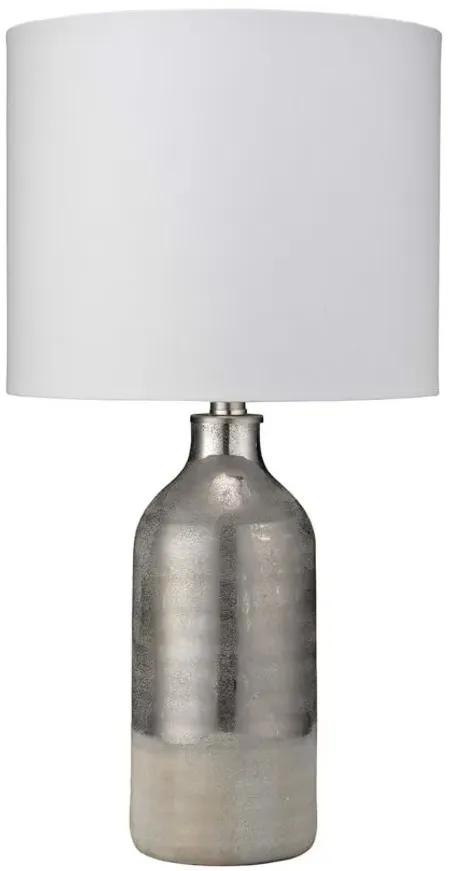 Varnish Table Lamp in Silver by Jamie Young Company