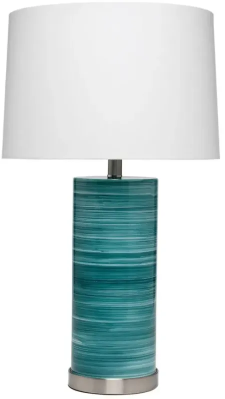 Casey Table Lamp in Turquoise by Jamie Young Company