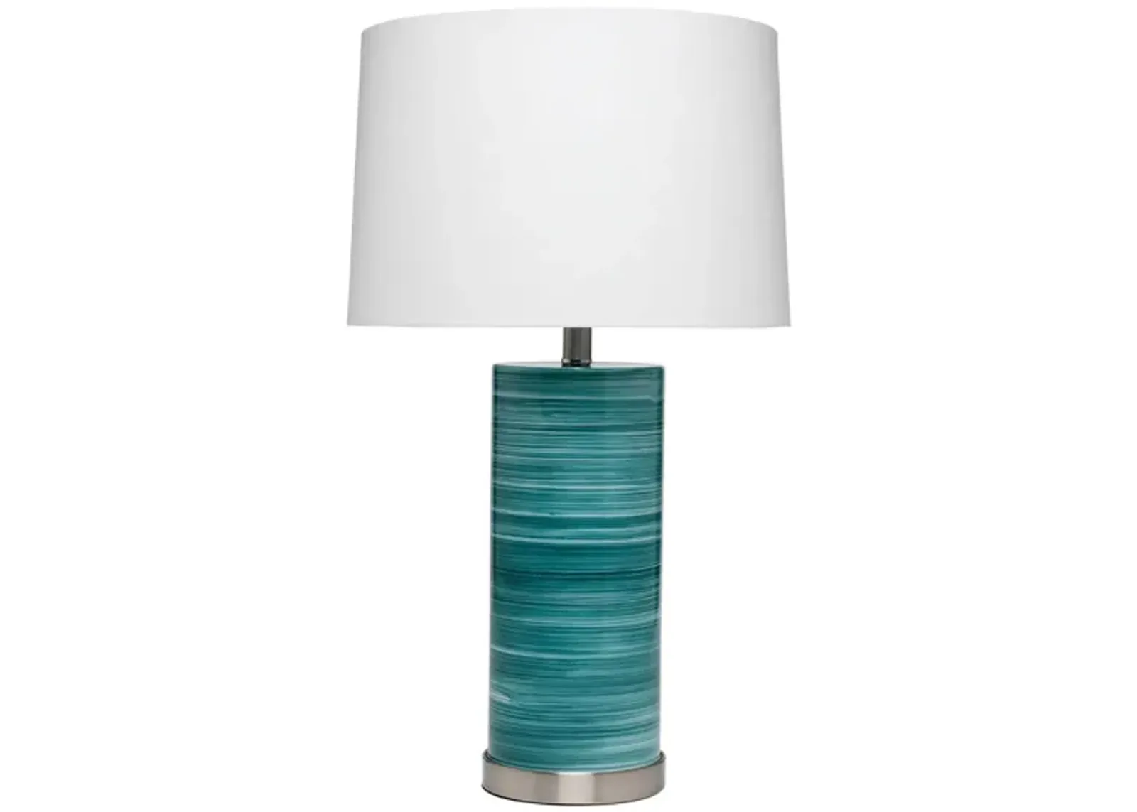 Casey Table Lamp in Turquoise by Jamie Young Company