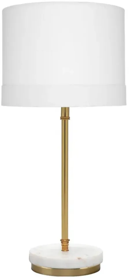 Grace Table Lamp in White by Jamie Young Company
