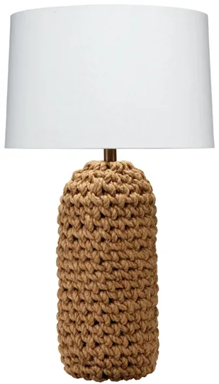 Weddell Table Lamp in Brown by Jamie Young Company