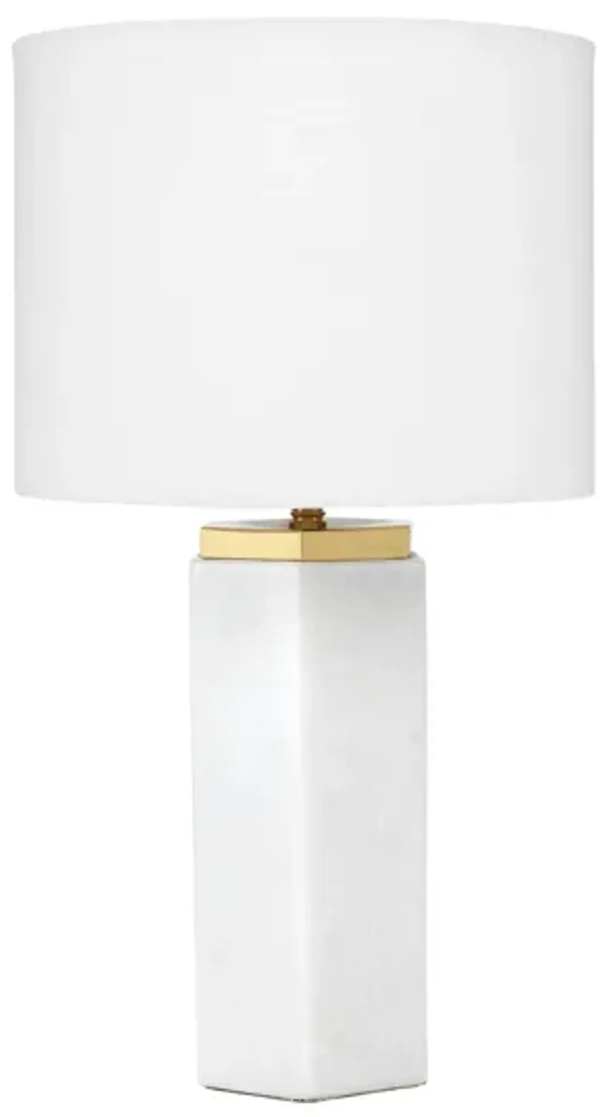 Tasman Table Lamp in White by Jamie Young Company