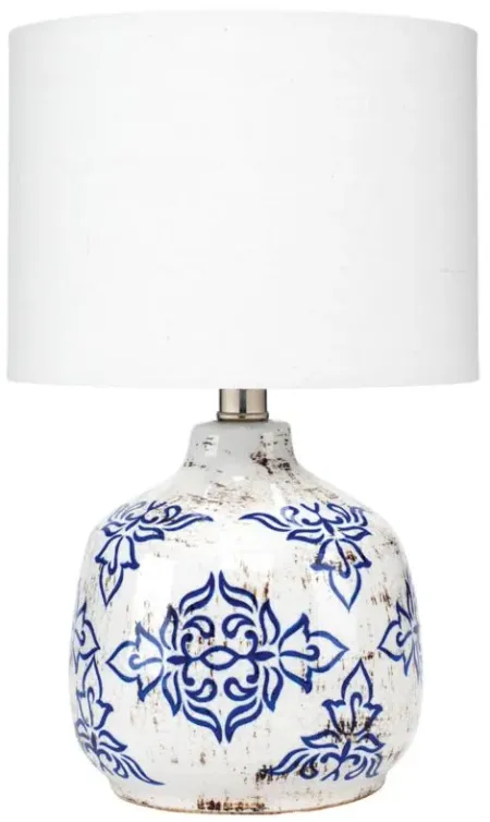 Timor Table Lamp in Blue by Jamie Young Company