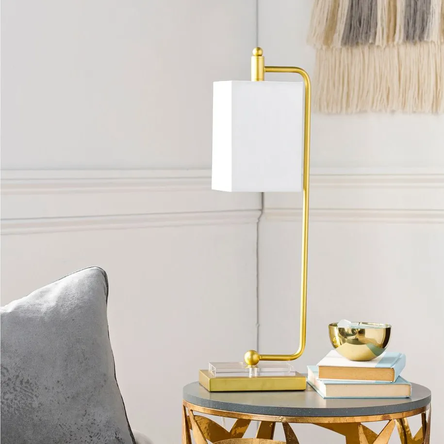 Delp Lamp in Gold by Surya