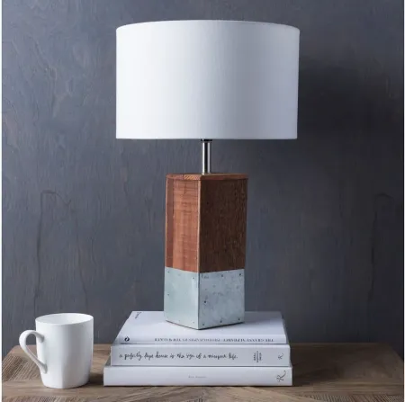Restoration Lamp in Gray, Brown by Surya