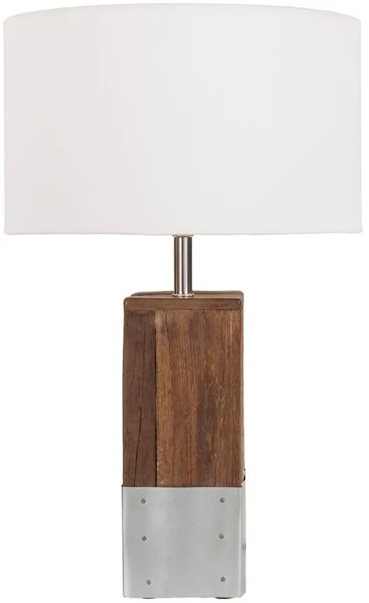 Restoration Lamp in Gray, Brown by Surya