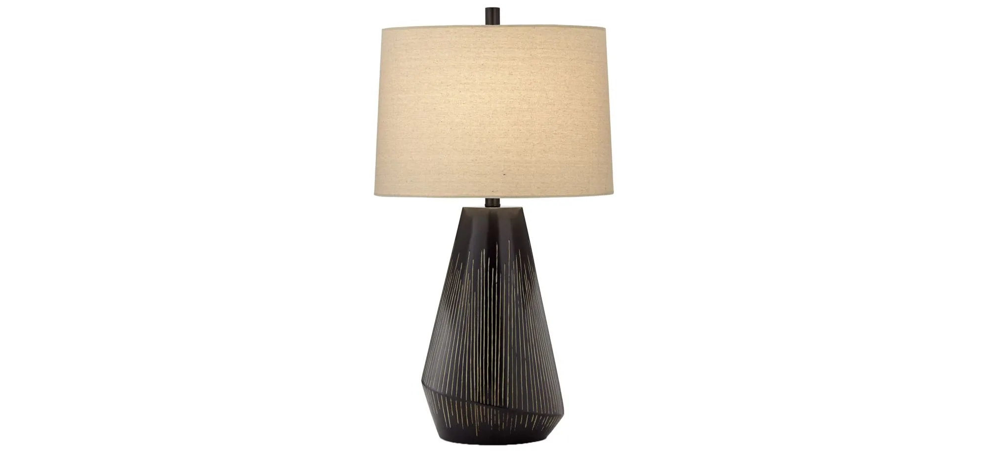 Briones Table Lamp in Charcoal by Pacific Coast