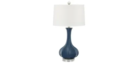 Bluesteel Table Lamp in Regatta Blue by Pacific Coast