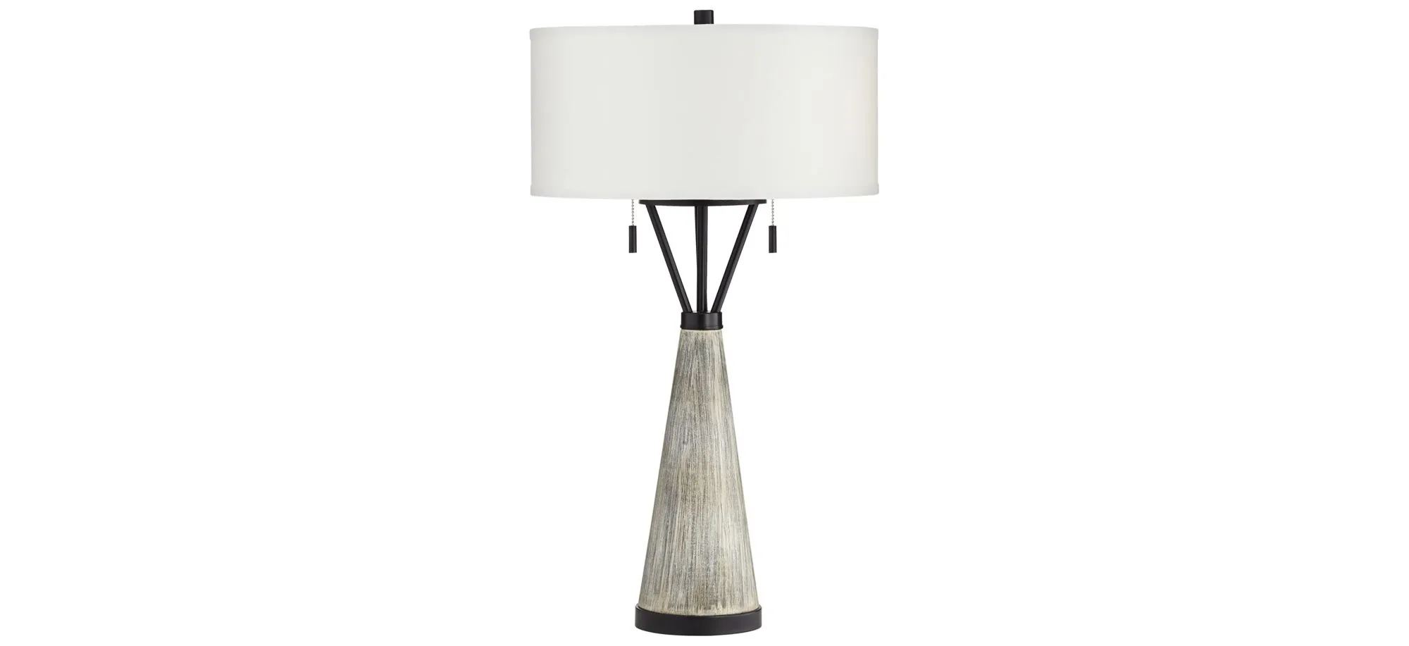 Oakland Table Lamp in Gray Wash by Pacific Coast