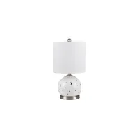 Moon and Stars Table Lamp in White by Crestview Collection