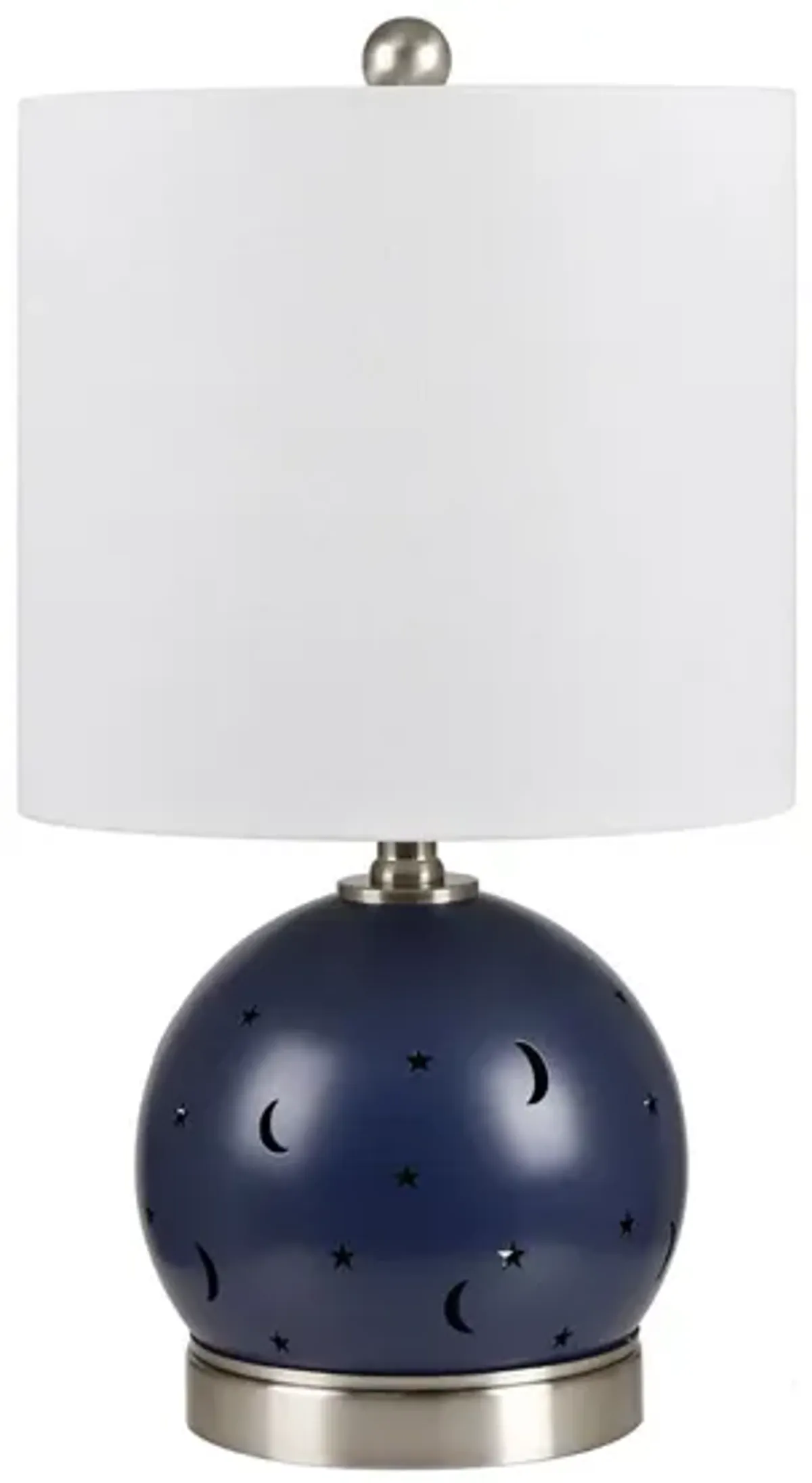 Moon and Stars Table Lamp in Blue by Crestview Collection