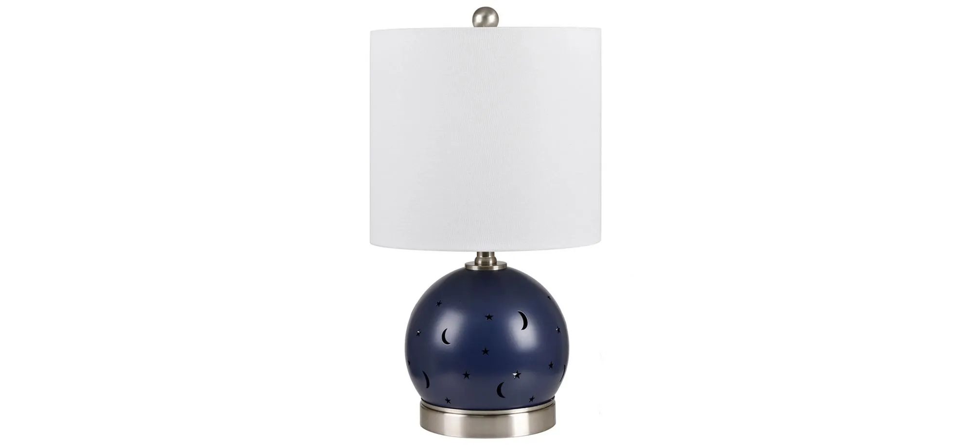 Moon and Stars Table Lamp in Blue by Crestview Collection