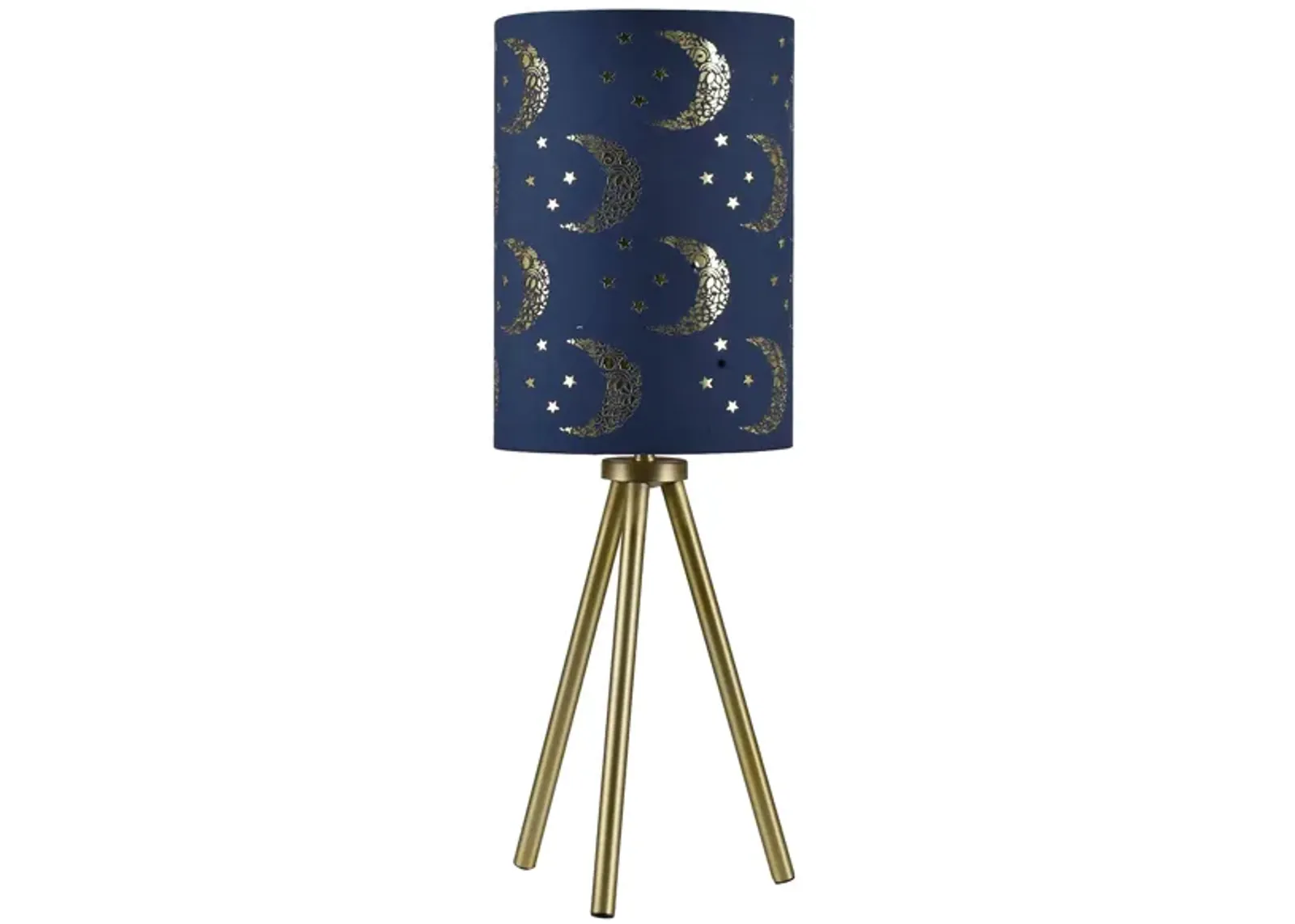 Tripod Table Lamp in Blue by Crestview Collection