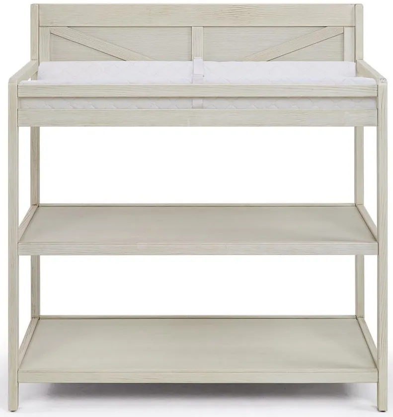 Barnside Changing Table in Washed Gray by Heritage Baby