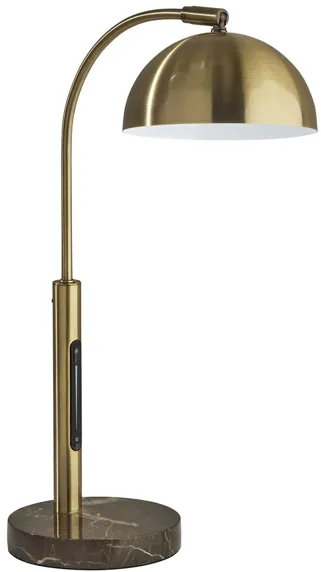 Bolton Desk Lamp in Antique Brass by Adesso Inc