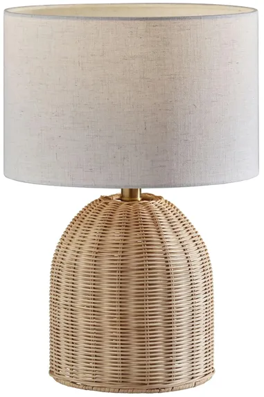 Bali Table Lamp in Light Rattan by Adesso Inc