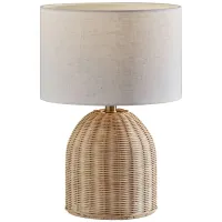 Bali Table Lamp in Light Rattan by Adesso Inc