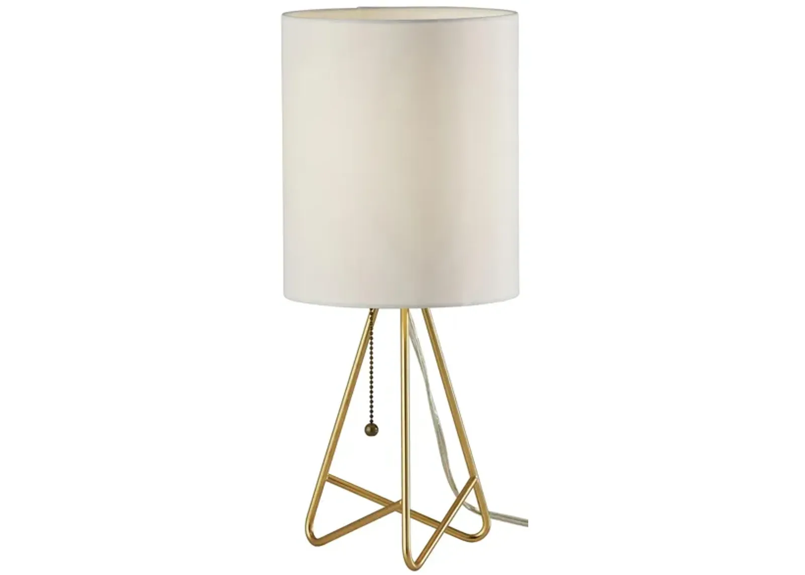 Nell Table Lamp in Antique Brass by Adesso Inc