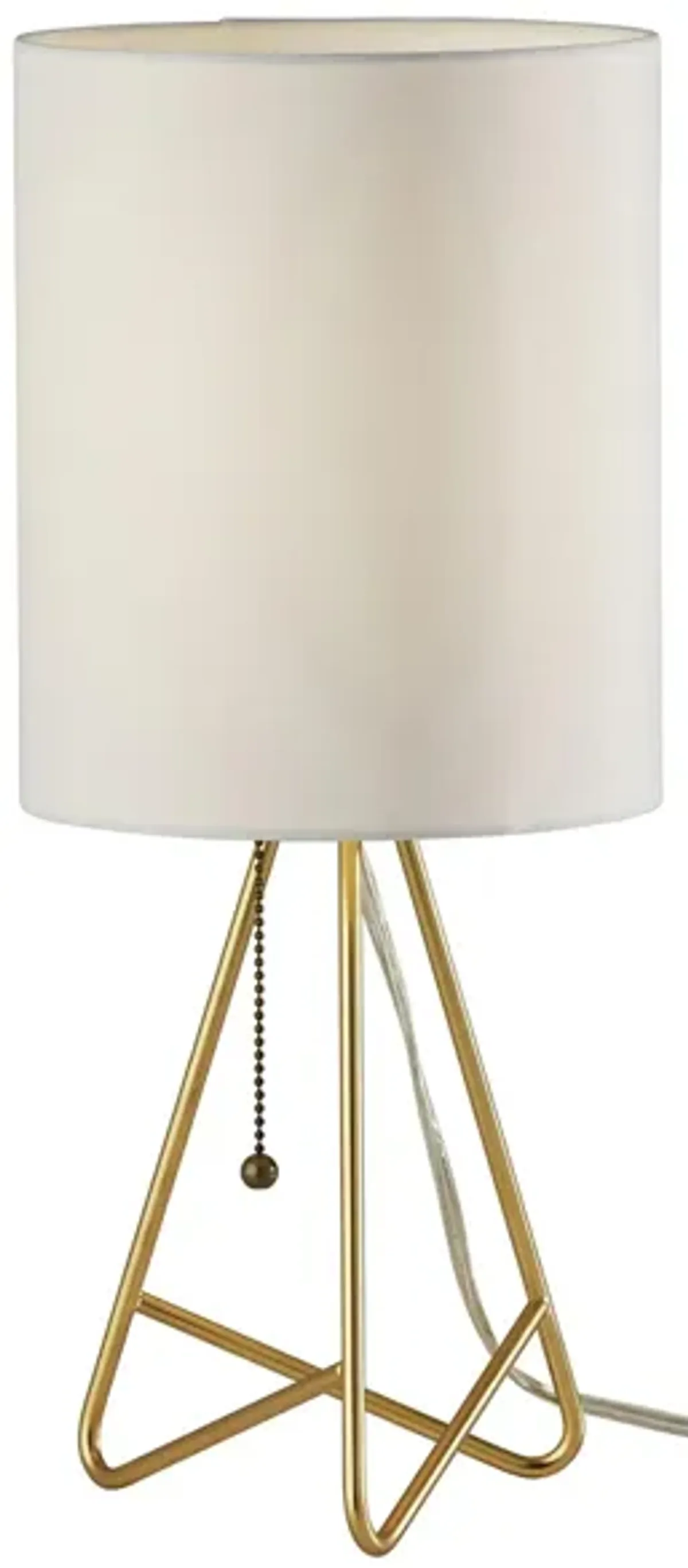 Nell Table Lamp in Antique Brass by Adesso Inc