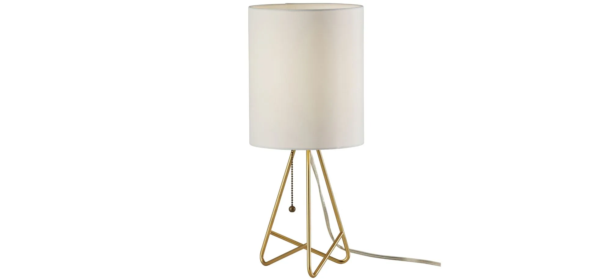 Nell Table Lamp in Antique Brass by Adesso Inc