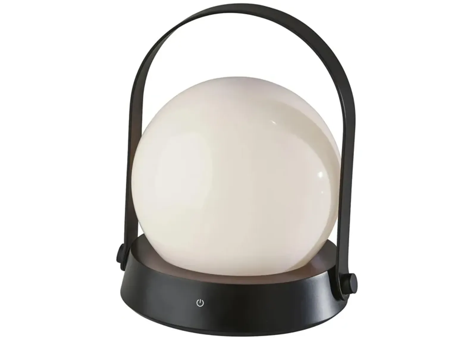 Millie LED Color Changing Lantern Table Lamp in Black by Adesso Inc