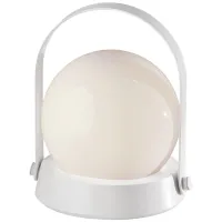 Millie LED Color Changing Lantern Table Lamp in White by Adesso Inc