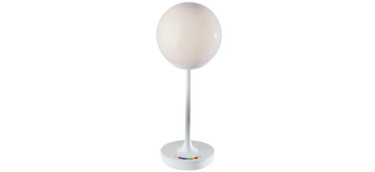 Millie LED Color Changing Table Lamp in White by Adesso Inc