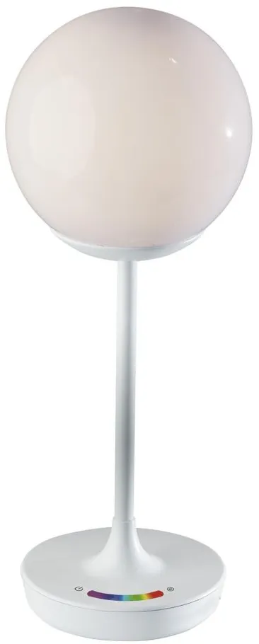 Millie LED Color Changing Table Lamp in White by Adesso Inc