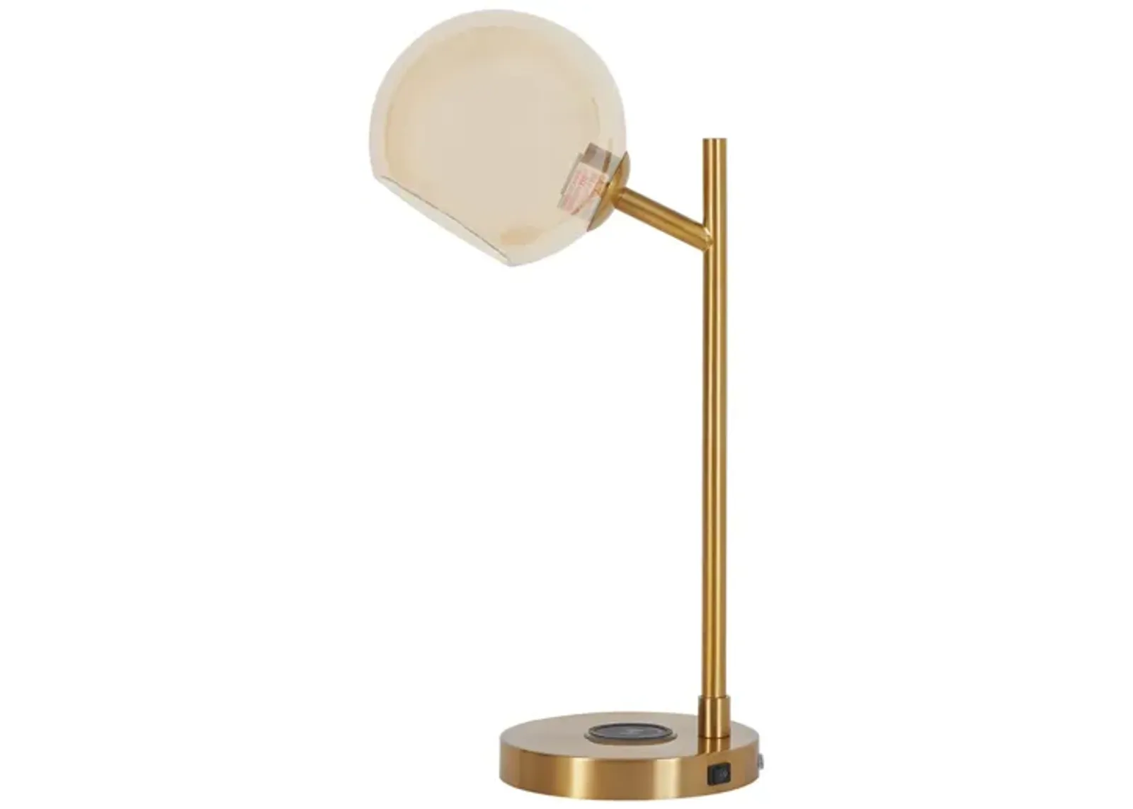 Abanson Metal Desk Lamp in Gold by Ashley Express