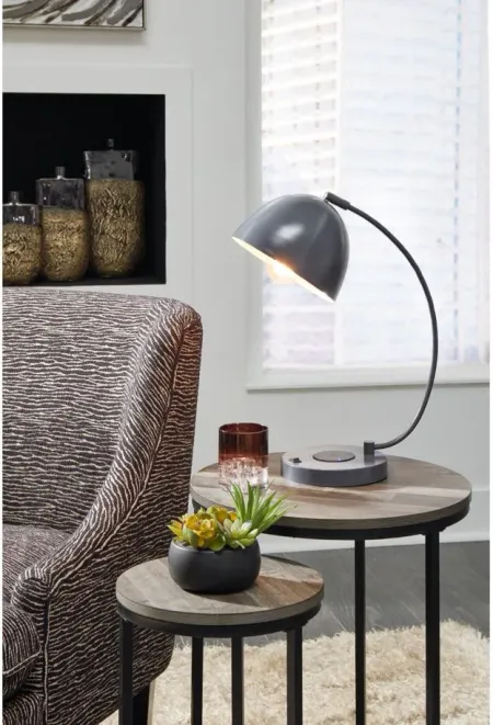 Austbeck Desk Lamp in Gray by Ashley Express