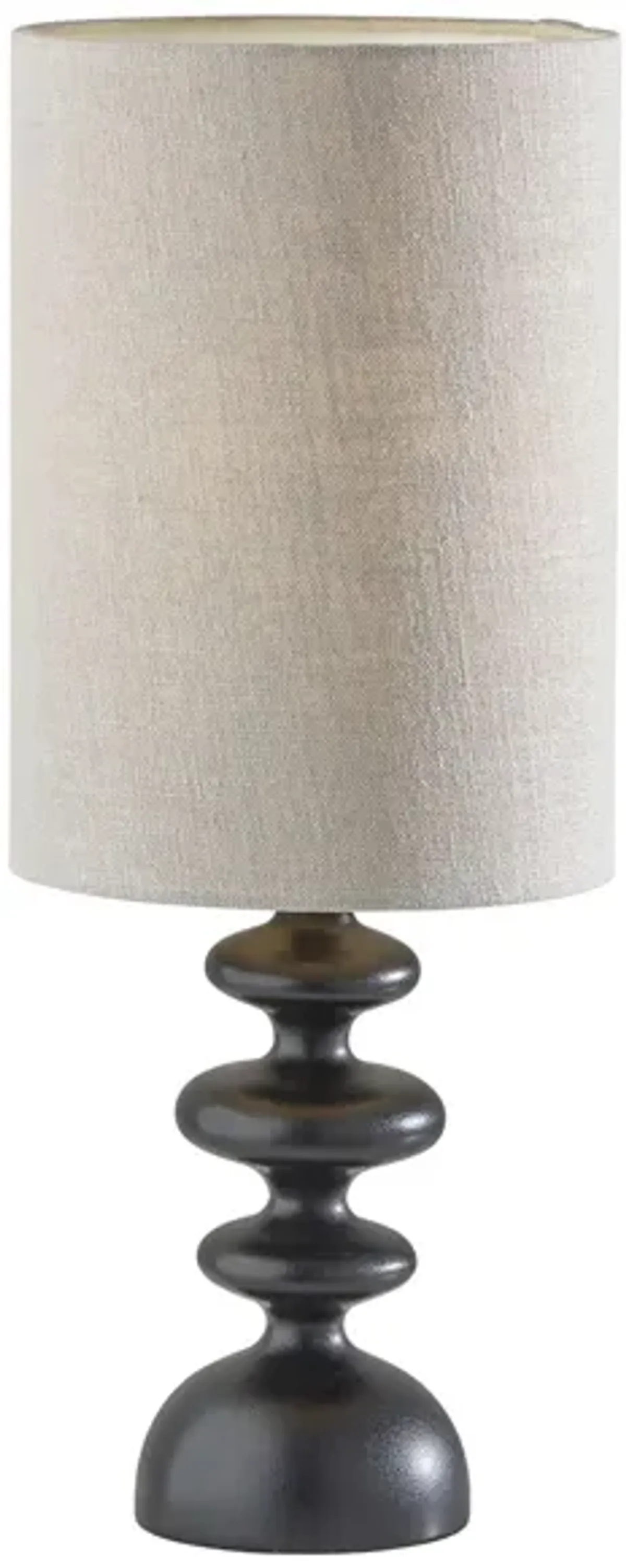 Beatrice Table Lamp in Matte Black Polyresin by Adesso Inc