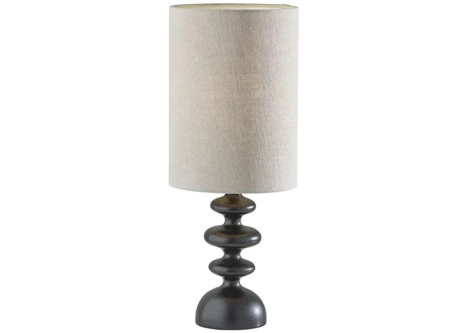 Beatrice Table Lamp in Matte Black Polyresin by Adesso Inc