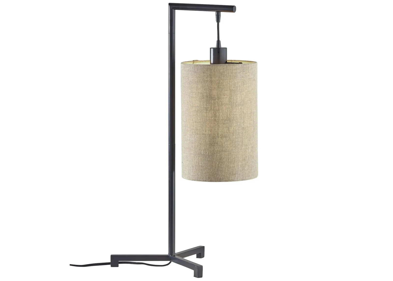 Reggie Task Table Lamp in Black by Adesso Inc