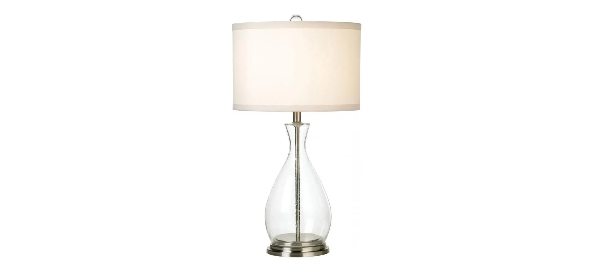 Lucidity Table Lamp in Clear by Pacific Coast