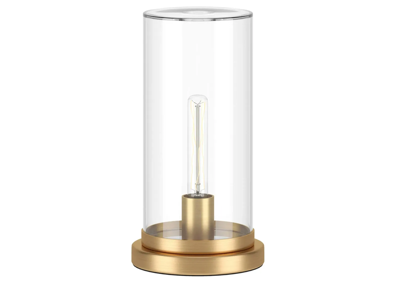 Perabo Mini Lamp in Brushed Brass by Hudson & Canal