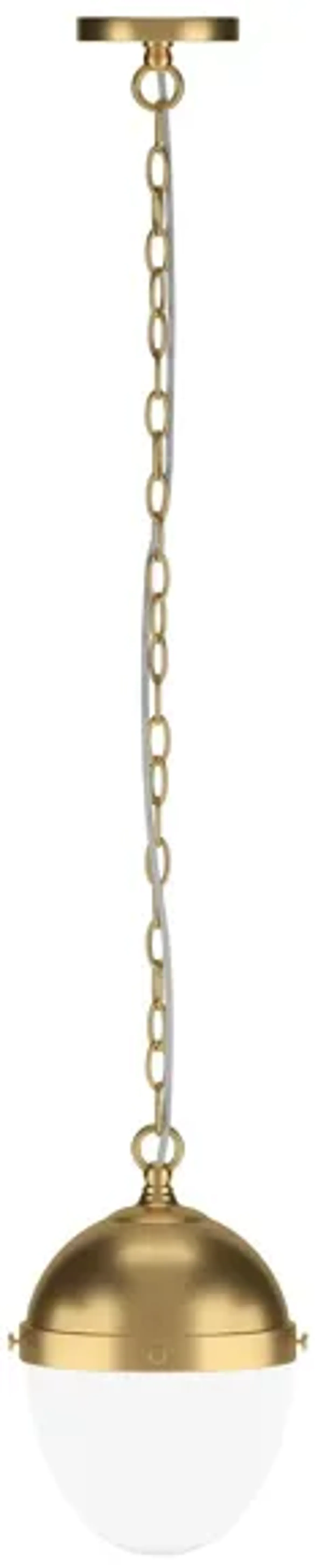 Aurelia Pendant in Brass by Hudson & Canal