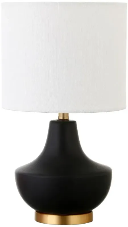 Ana Mini Accent Lamp in Matte Black by Hudson & Canal