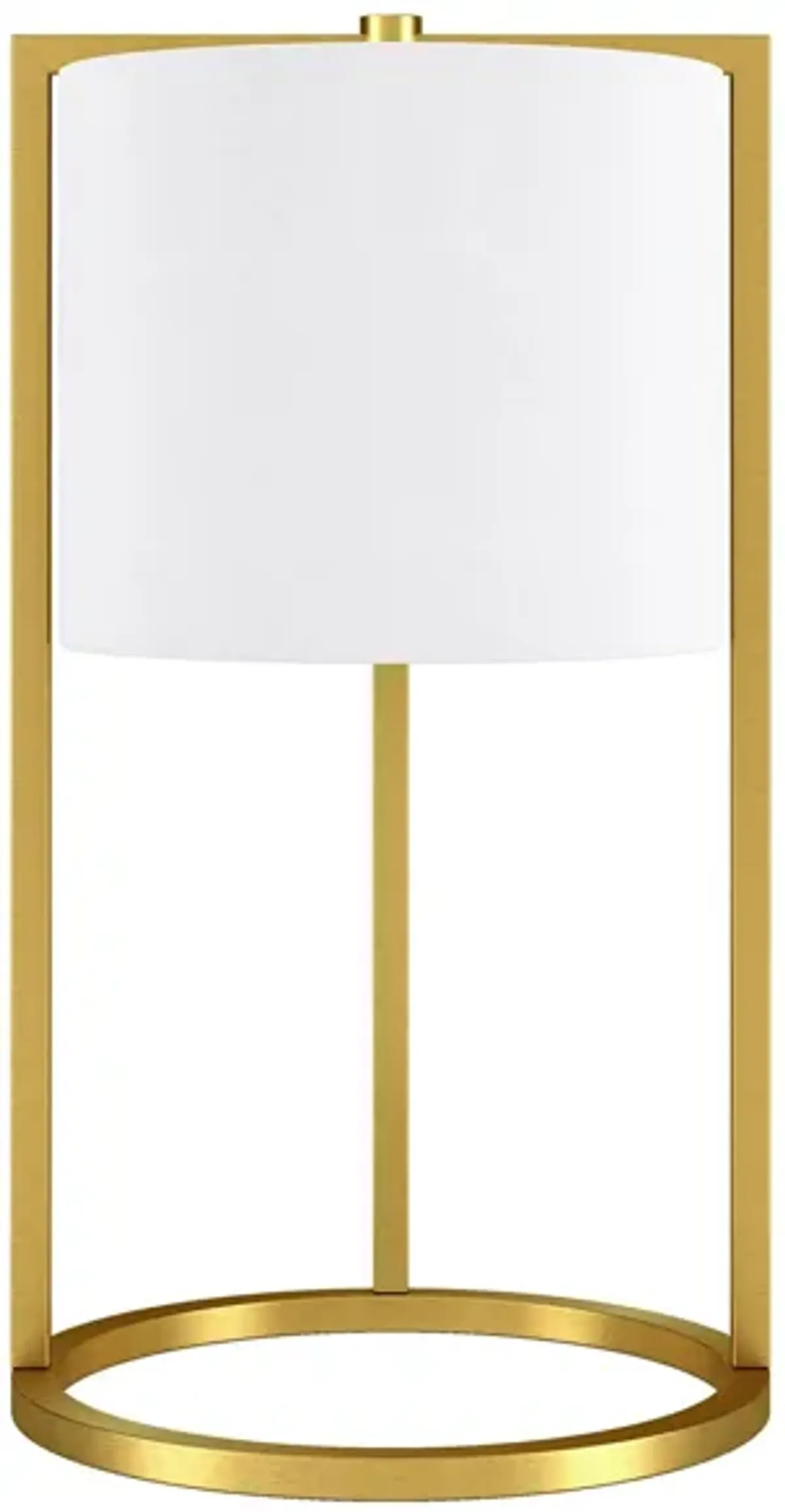 Delano Asymmetric Table Lamp in Brass by Hudson & Canal