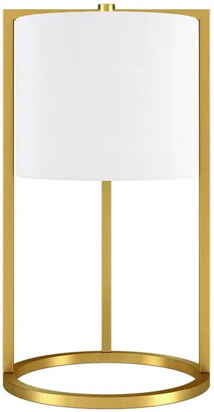 Delano Asymmetric Table Lamp in Brass by Hudson & Canal